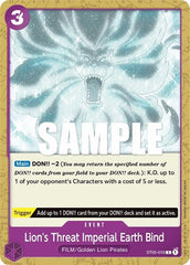 Lion's Threat Imperial Earth Bind - ST05-016 - Common - Film Edition