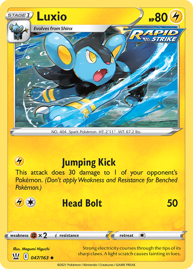 Luxio - 047/163 - Battle Styles