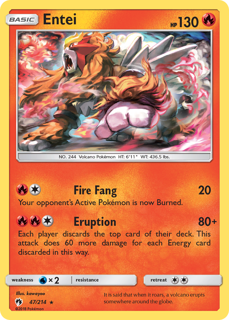 Entei - 047/214 - Lost Thunder