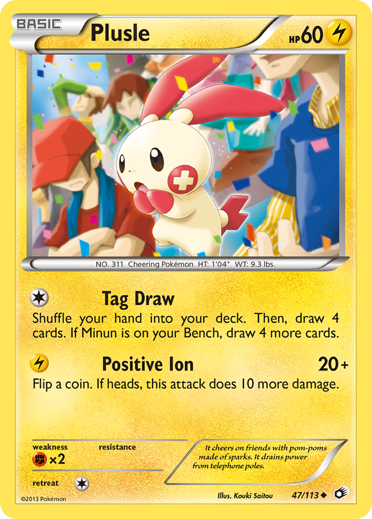 Plusle - 047/113 - Legendary Treasures