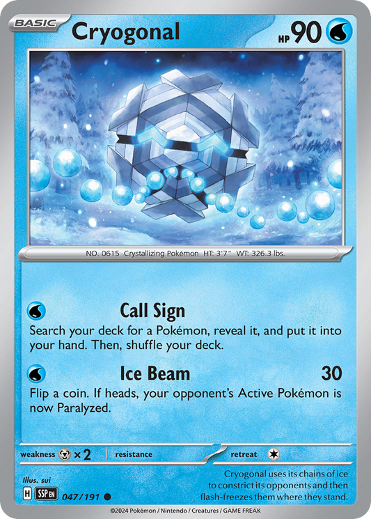 Cryogonal - 047/191 - Surging Sparks