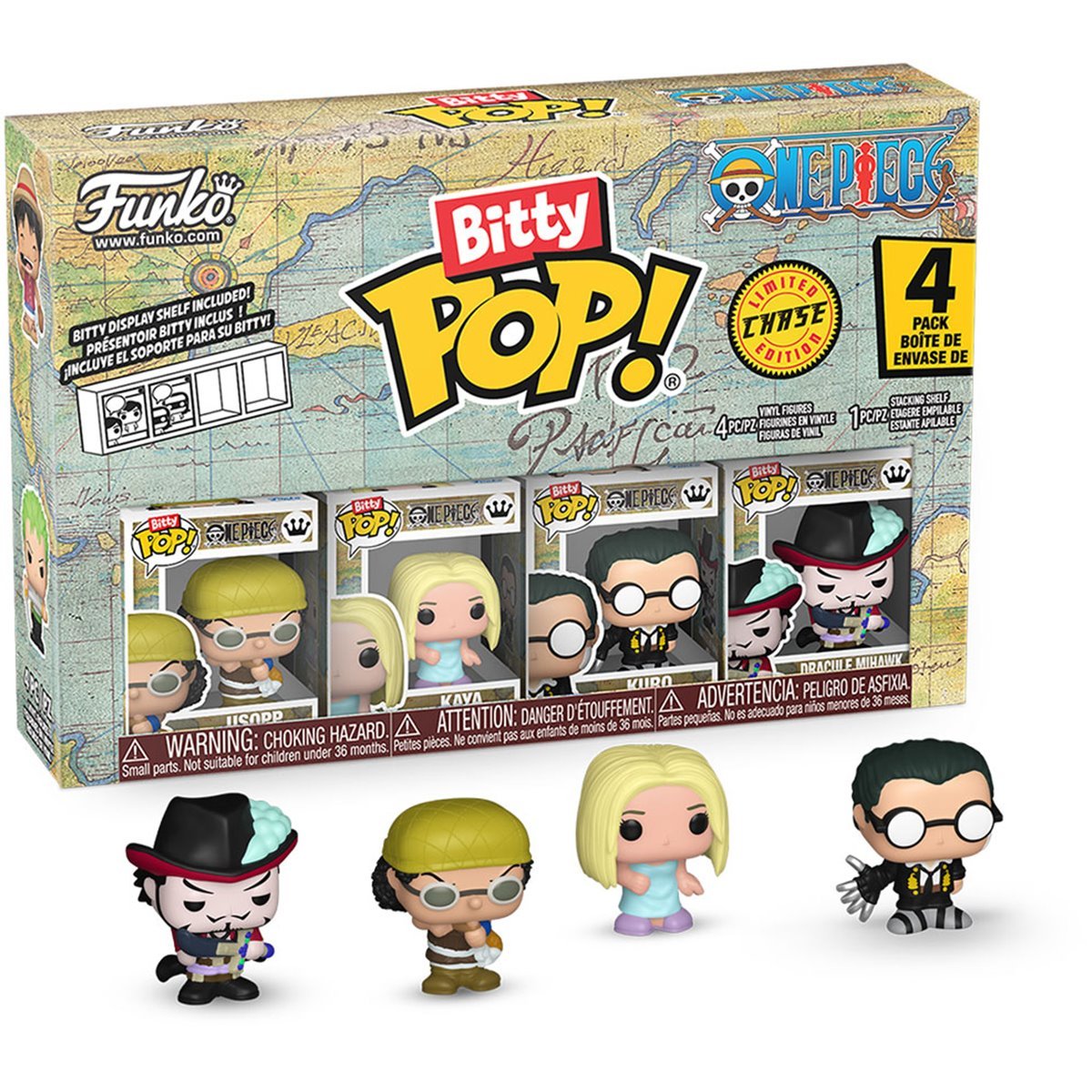 One Piece Usopp Funko Bitty Pop! Mini-Figure 4-Pack