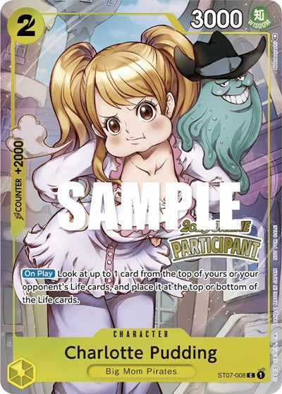 Charlotte Pudding (Online Regional 2023) [Participant] - ST07-008 - Promo - One Piece Promotion Cards