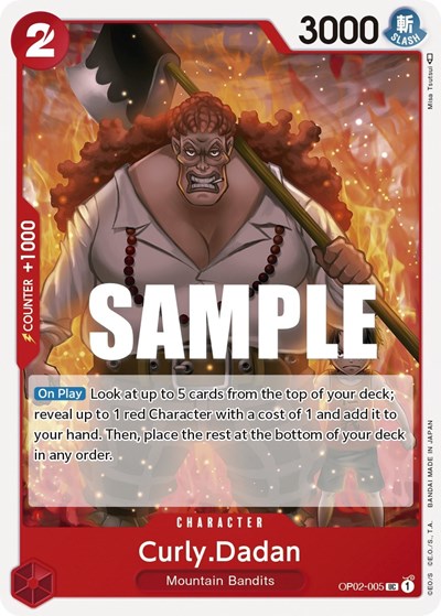 Curly.Dadan - OP02-005 - Uncommon - Paramount War