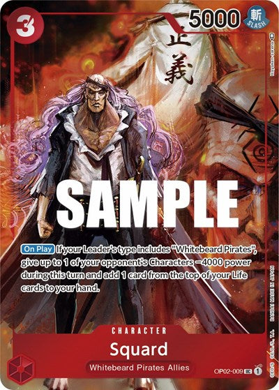 Squard - OP02-009 - Uncommon (Alternate Art) - Paramount War