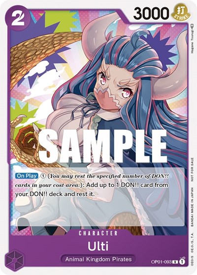Ulti (Promotion Pack 2023) - OP01-093 - Promo - One Piece Promotion Cards