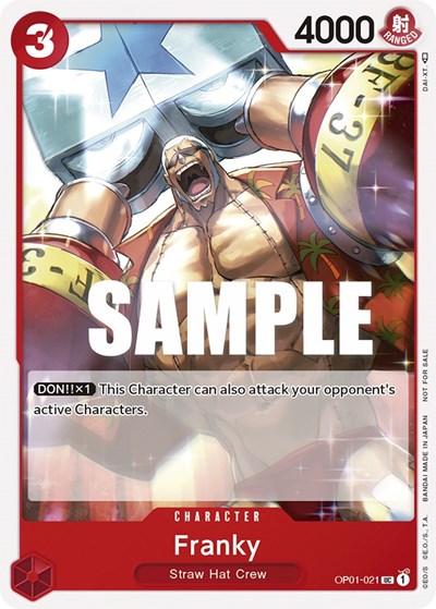Franky (Tournament Pack Vol. 2) - OP01-021 - Promo - One Piece Promotion Cards