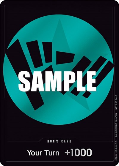 DON!! Card (Teal) - Promo - One Piece Promotion Cards