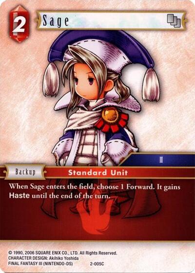 Sage - 2-005C - Common - Deck Exclusive Cards
