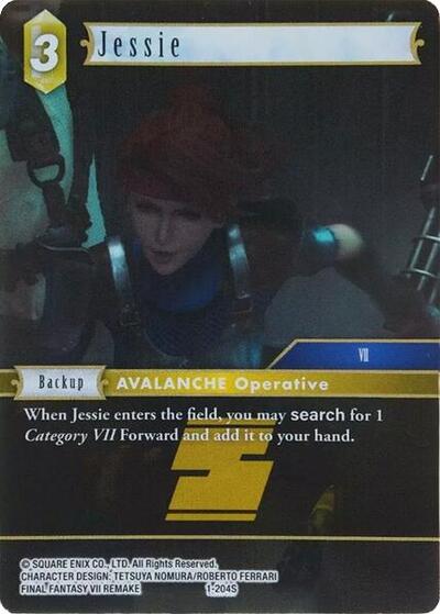 Jessie - 1-204S - Starter - Deck Exclusive Cards