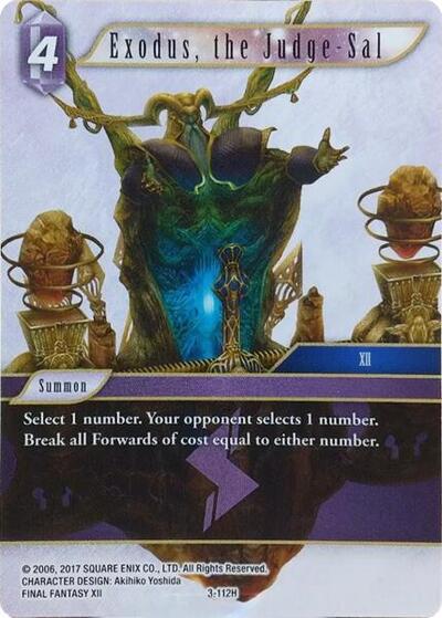 Exodus, the Judge-Sal - 3-112H - Hero - Deck Exclusive Cards