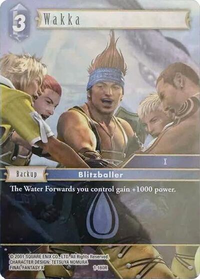 Wakka - 1-180R - Rare - Deck Exclusive Cards