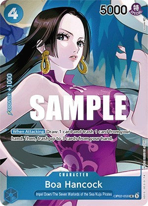Boa Hancock - OP02-059 - Uncommon (Alternate Art) - Paramount War