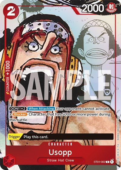 Usopp - ST01-002 - Promo (Alternate Art) - One Piece Promotion Cards