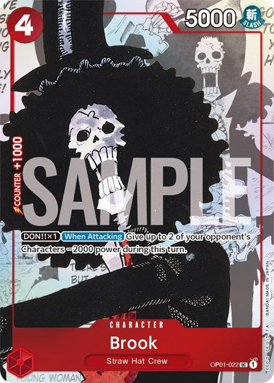 Brook - OP01-022 - Promo (Alternate Art) - One Piece Promotion Cards