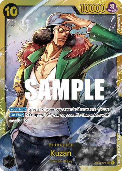 Kuzan - OP02-121 - Secret Rare - Paramount War