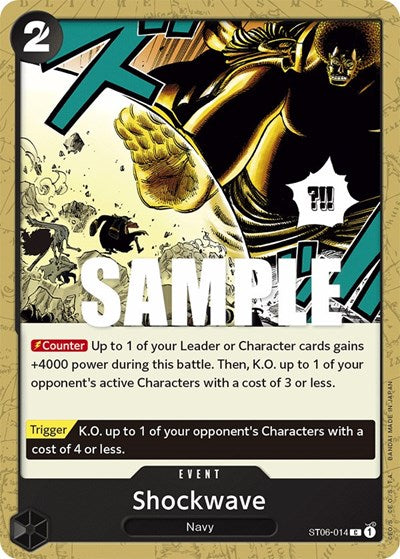 Shockwave - ST06-014 - Common - ST-06: Starter Deck 6 Absolute Justice