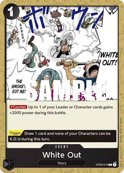 White Out - ST06-016 - Common - ST-06: Starter Deck 6 Absolute Justice