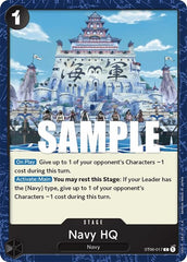 Navy HQ - ST06-017 - Common - ST-06: Starter Deck 6 Absolute Justice