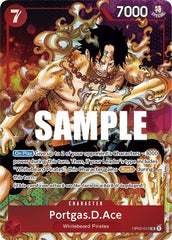 Portgas.D.Ace - OP02-013 - Super Rare (Parallel) - Paramount War