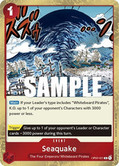 Seaquake - OP02-021 - Rare - Paramount War