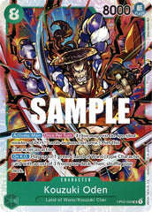 Kouzuki Oden - OP02-030 - Super Rare - Paramount War
