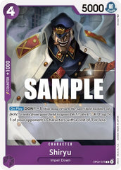 Shiryu - OP02-076 - Rare - Paramount War
