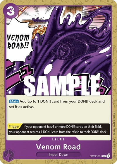 Venom Road - OP02-091 - Common - Paramount War
