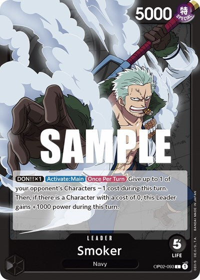 Smoker - OP02-093 - Leader - Paramount War