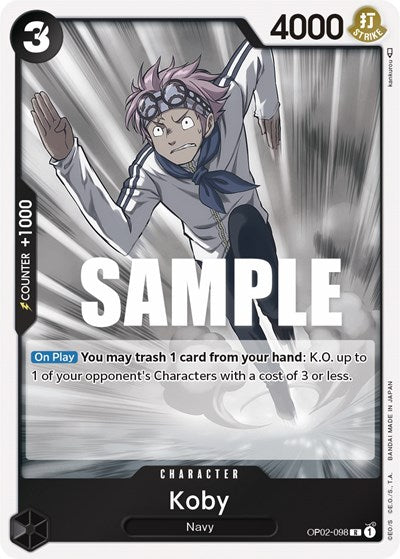 Koby - OP02-098 - Rare - Paramount War