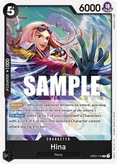 Hina - OP02-110 - Rare - Paramount War