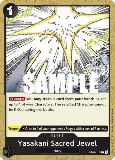 Yasakani Sacred Jewel - OP02-118 - Common - Paramount War