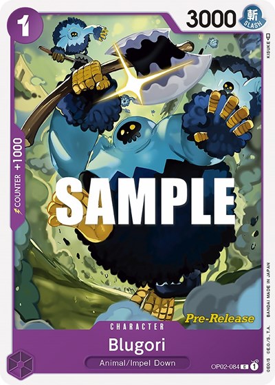 Blugori - OP02-084 - Common - Paramount War Pre-Release Cards