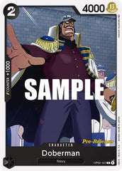 Doberman - OP02-107 - Common - Paramount War Pre-Release Cards