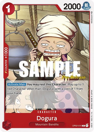 Dogura - OP02-010 - Common - Paramount War Pre-Release Cards