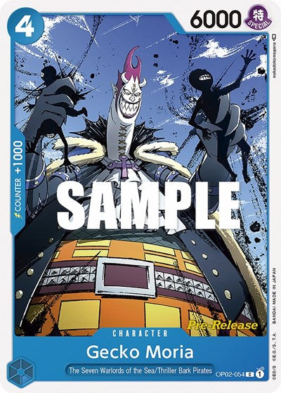Gecko Moria - OP02-054 - Common - Paramount War Pre-Release Cards