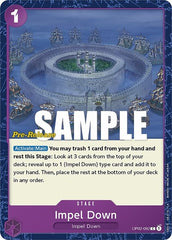 Impel Down - OP02-092 - Common - Paramount War Pre-Release Cards
