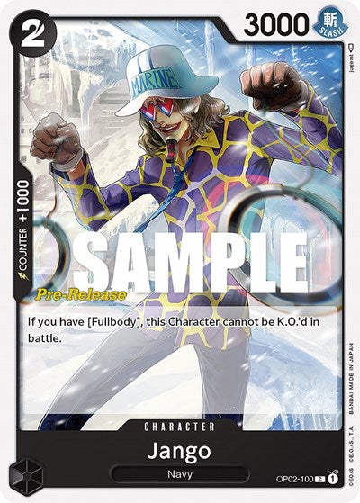 Jango - OP02-100 - Common - Paramount War Pre-Release Cards