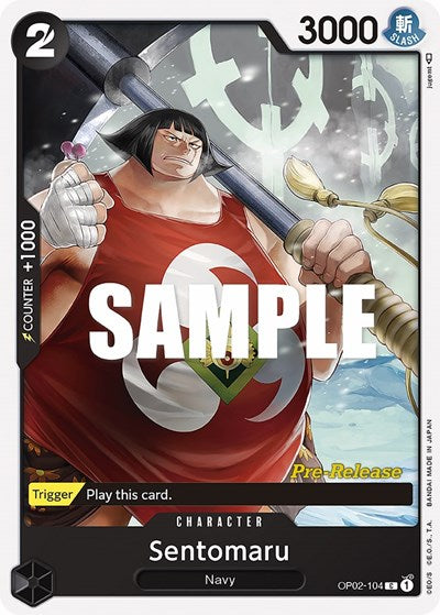Sentomaru - OP02-104 - Common - Paramount War Pre-Release Cards