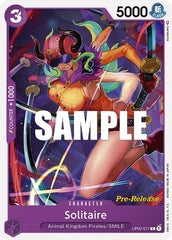 Solitaire - OP02-077 - Common - Paramount War Pre-Release Cards