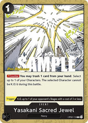 Yasakani Sacred Jewel - OP02-118 - Common - Paramount War Pre-Release Cards