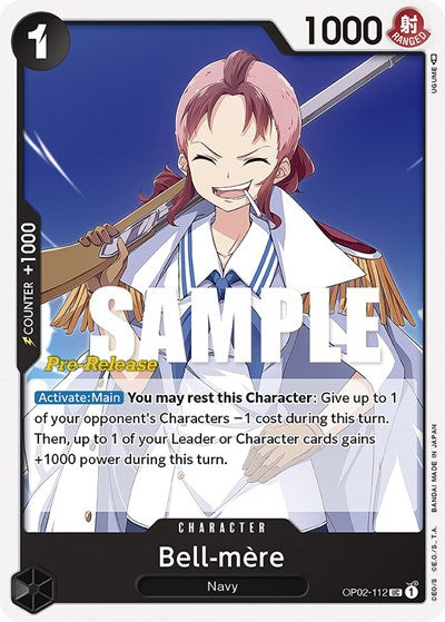 Bell-mere - OP02-112 - Uncommon - Paramount War Pre-Release Cards