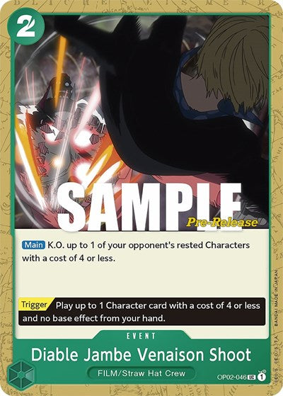 Diable Jambe Venaison Shoot - OP02-046 - Uncommon - Paramount War Pre-Release Cards