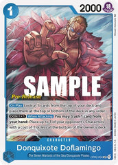 Donquixote Doflamingo - OP02-056 - Uncommon - Paramount War Pre-Release Cards
