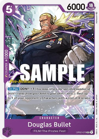 Douglas Bullet - OP02-079 - Uncommon - Paramount War Pre-Release Cards