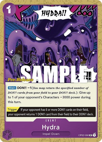 Hydra - OP02-090 - Uncommon - Paramount War Pre-Release Cards