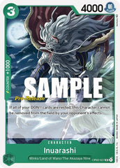 Inuarashi - OP02-027 - Uncommon - Paramount War Pre-Release Cards