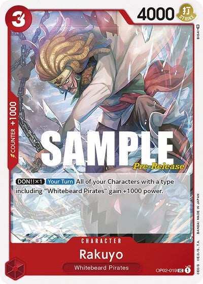 Rakuyo - OP02-019 - Uncommon - Paramount War Pre-Release Cards