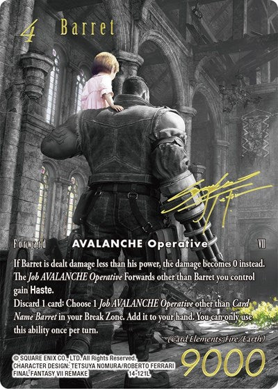 Barret - 14-121L - Promo (Noir Promo) - FF: Promo Cards