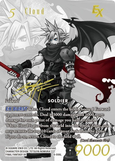 Cloud - 8-006L - 8-143S - Promo (Noir Promo) - FF: Promo Cards